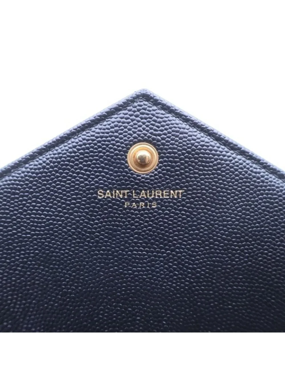 ★SOLD★ Saint Laurent Paris Envelope Chain Wallet Black Leather - Picture 6 of 6